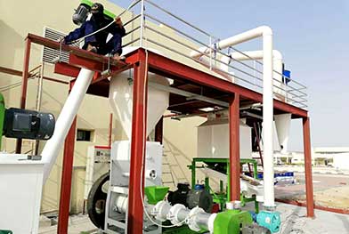 Qatar Easy to Use 1-1.2 T/H Bird And Camel Feed Pellet Making Line Project
