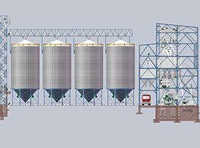 Computer Control 60-72 T/H Feed Pellet Production Line