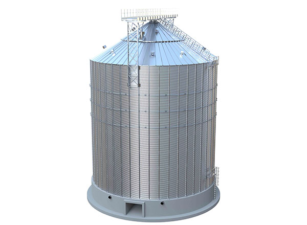 Large capacity steel silo