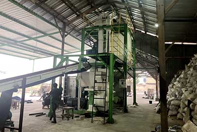 Indonesia 1-1.5 T/H CE ISO Approved Wood Pellet Line Plant Project