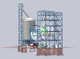 High Efficiency 16-24 T/H Feed Pellet Production Line