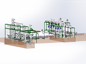 4-5 T/H Biomass Wood Pellet Production Line