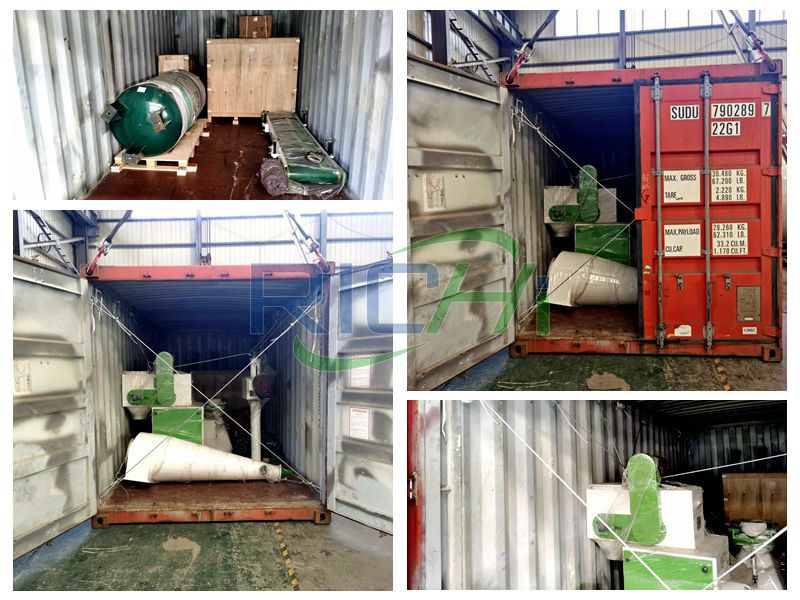 United States10 Tons/Hour Biomass Wood Pellet Making Line equipment shipped