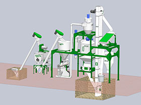 Easy to Use 3-4 T/H Feed Pellet Production Line