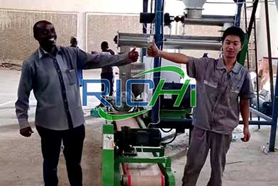 Tanzania Longlife Guarantee 1-2 T/H Chicken Feed Pellet Machine Production Line Project