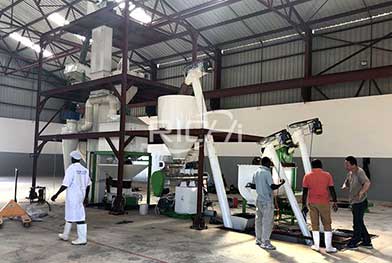 Sudan Good Feedbacke 1-2 T/H Animal Feed Machine Production Line Project