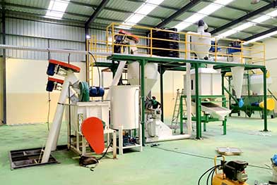 Cape Verde Competitive 1-2 T/H Poultry Feed Pellet Machinery Production Line Project