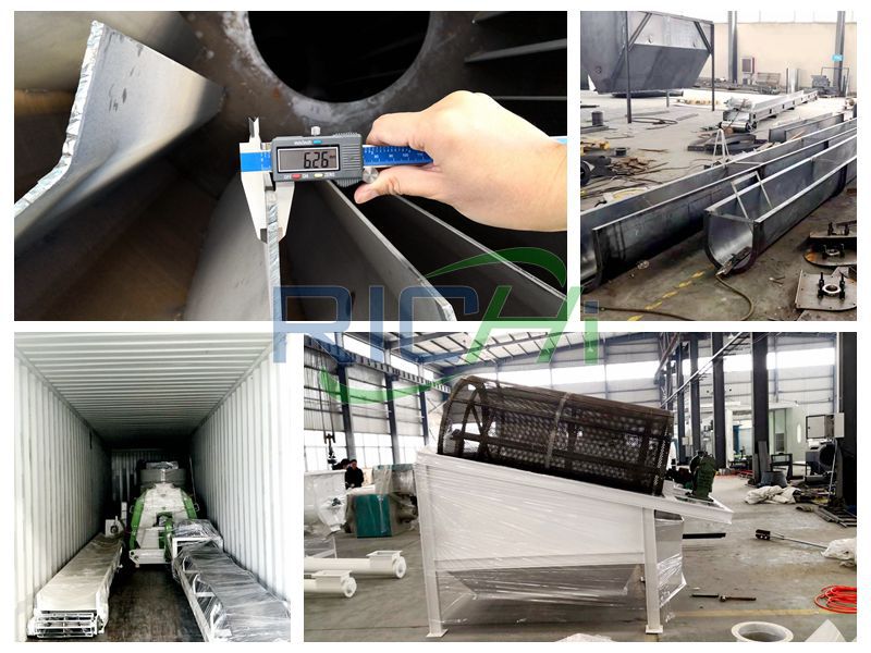 products photos 2 of the 1-1.2 t/h biomass wood pellet production line project in Taiwan, China