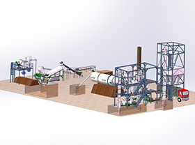 3-3.5 T/H Biomass Wood Pellet Production Line