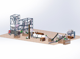 Top Quality 2-2.5 T/H Biomass Wood Pellet Production Line