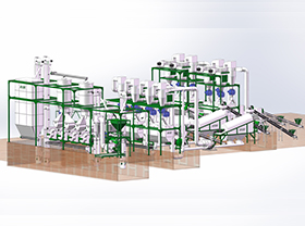 24-30 T/H Biomass Wood Pellet Production Line