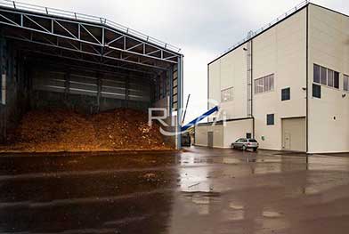 Austria 5 T/H Large Scale Wood Sawdust Pellet Plant Production Line Project